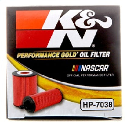 K&N Performance Oil Filter for 2019 Audi A3 2.0L HP-7038
