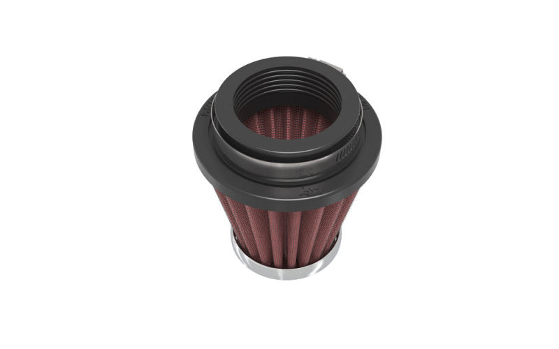 K&N Universal Chrome Filter-Round Tapered-1.688in Flange ID x 2in Top OD x 3in Base OD x 2.75in H RC-1070