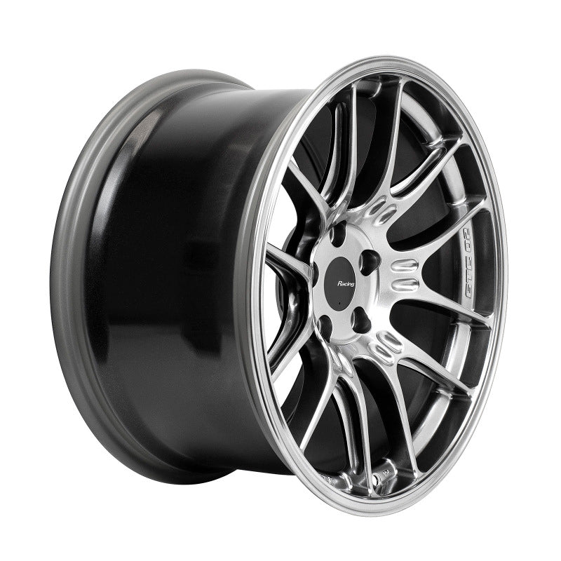 Enkei GTC02 18x10 5x112 32mm Offset 66.5mm Bore Hyper Silver Wheel 534-810-4432HS