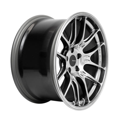 Enkei GTC02 18x10 5x112 32mm Offset 66.5mm Bore Hyper Silver Wheel 534-810-4432HS