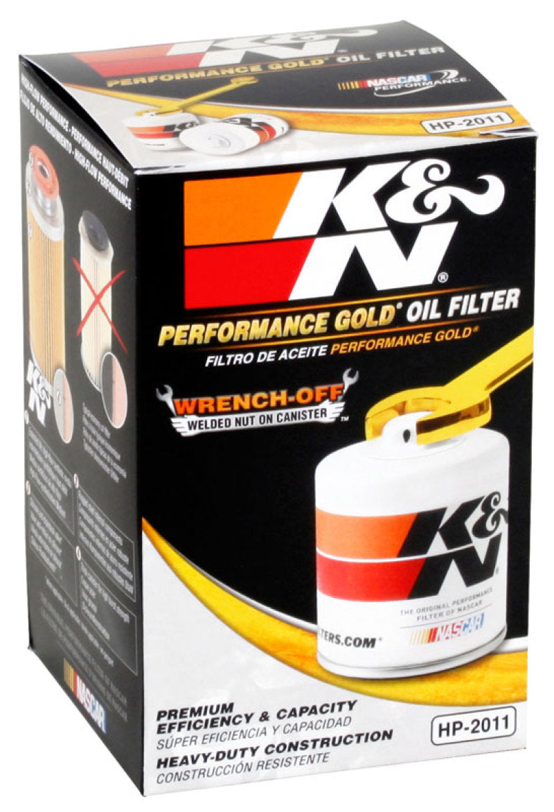 K&N Oil Filter OIL FILTER; AUTOMOTIVE HP-2011