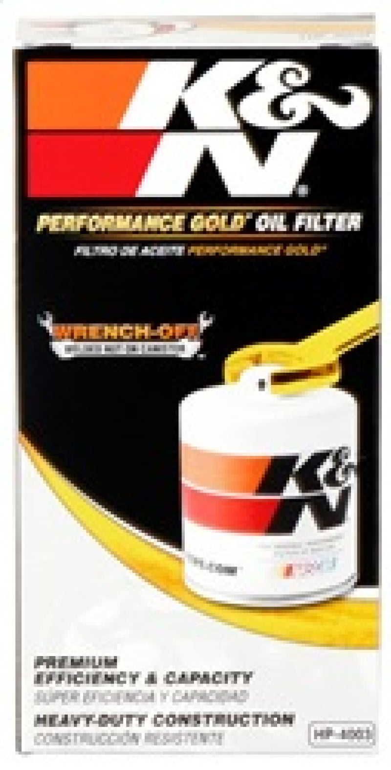 K&N Dodge Performance Gold Oil Filter HP-4003