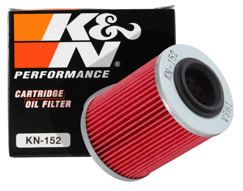 K&N Aprilia / Bombardier / Can-Am / Ski Doo 2.219in OD x 2.969in H Oil Filter KN-152