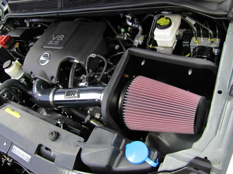 K&N 04-07 Nissan V8-5.6L High Flow Performance Kit 77-6012KP