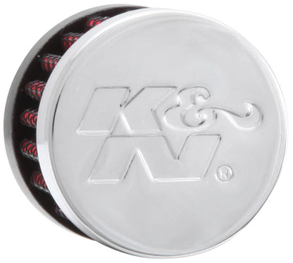 K&N Rubber Base Crankcase Vent Filter - 0.55in Flange ID 1.375in OD 1.125in Height 62-2480