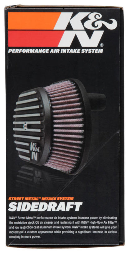 K&N Street Metal Intake System for 02-06 Harley Davidson Road King F/I 88cl Side Draft Dyna/Softail RK-3953