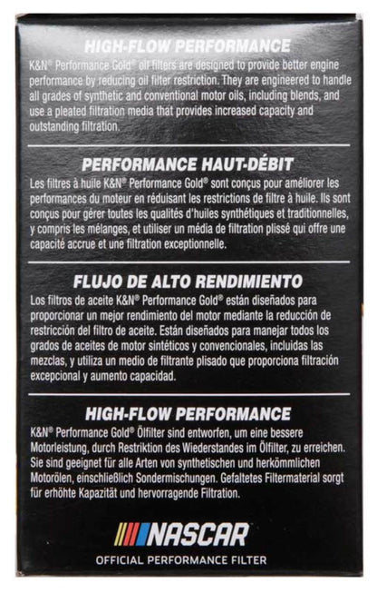 K&N Performance Oil Filter for Hyundai/Kia 3.8L V6, 4.6L/5.0L V8 HP-7029