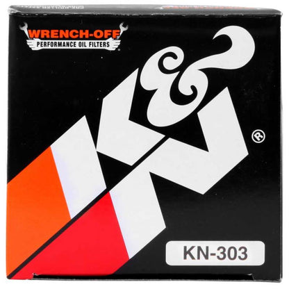 K&N Honda / Kawasaki / Yamaha / Polaris / Victory 2.688in OD x 3.344in H Oil Filter KN-303