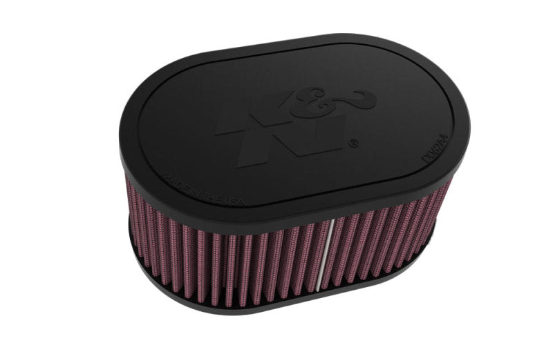 K&N 2-1/8in DUAL FLG 6-1/4 X 4inOD 3inH Universal Clamp-On Air Filter RU-3510
