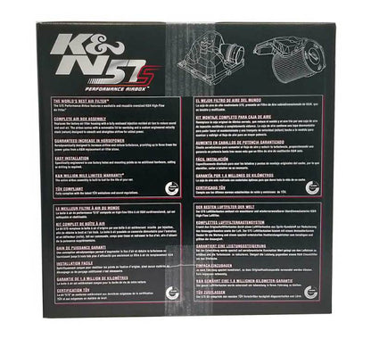 K&N Performance Intake Kit  for 03-11 Audi, Seat, Skoda, VW 1.4L - 2.0L 57S-9500
