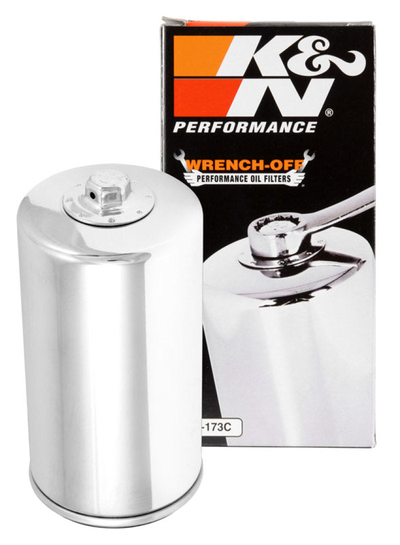 K&N Oil Filter 80-98 Harley Davidson FXB/FXD?FXDB/FXDC/FXDL/FXDS/FXDWG - 3in OD x 5.969in Height KN-173C
