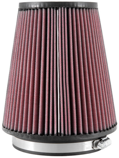 K&N Filter Universal Rubber Filter 5 inch Flange 6 1/2 inch Base 4 3/8 inch Top 7 inch Height RU-2800