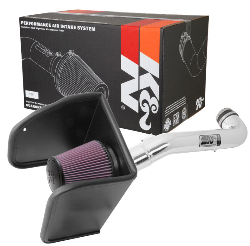 K&N 17-18 Chevrolet Colorado V6-3.6L F/I Performance Air Intake Kit 77-3104KP