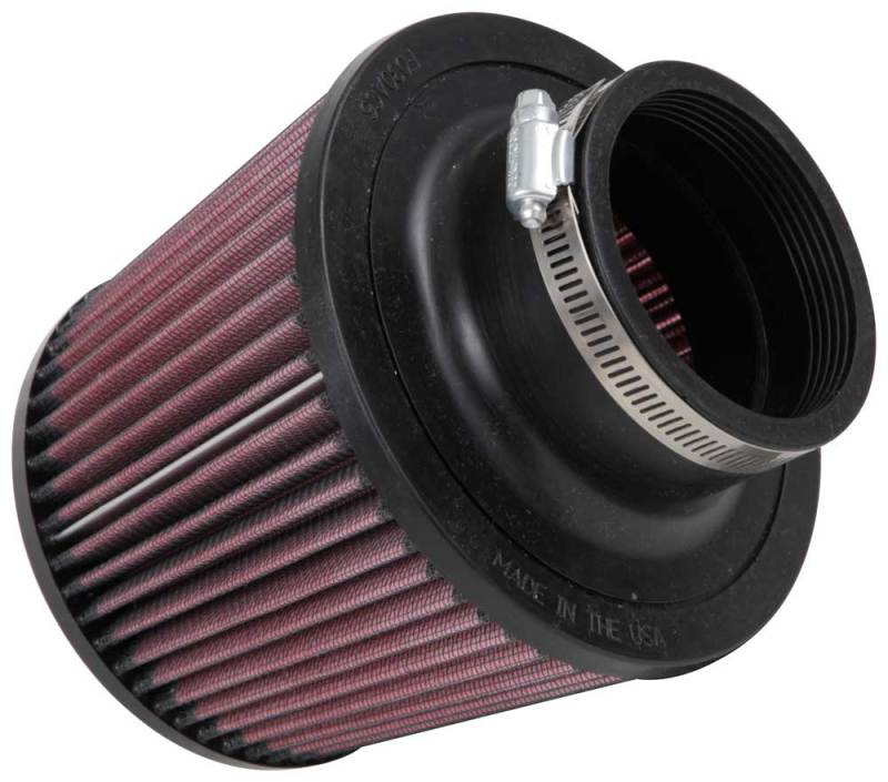 K&N Filter Universal Rubber Filter 3in Flange ID 6in Base OD 5.125in Top OD 5in Height RU-3570