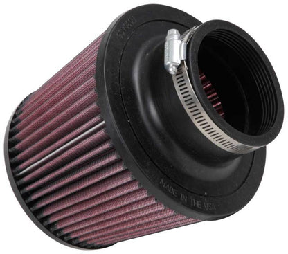 K&N Filter Universal Rubber Filter 3in Flange ID 6in Base OD 5.125in Top OD 5in Height RU-3570