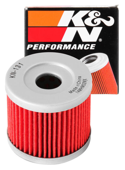 K&N Suzuki / Hyosung 1.75in OD x .5in ID x 1.563in H Oil Filter KN-131