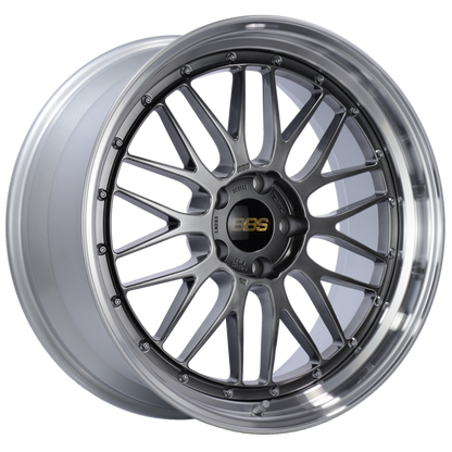 BBS LM 20x9 5x120 ET20 Diamond Black Center Diamond Cut Lip Wheel -82mm PFS/Clip Required LM283DBPK