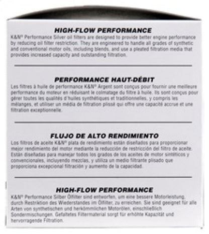 K&N Oil Filter for Ford/Lincoln/Mercury/Mazda/Chrysler/Dodge/Jeep/Cadillac/Ram 3.656in OD x 4in H PS-2010