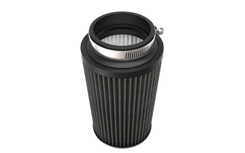 K&N Universal Air Filter (4in. Flange / 6in. Base / 5.25in. Top OD / 9.25in. Height) RU-3112HBK