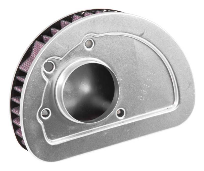 K&N Replacement Unique Air Filter 6.625in L x 4.75in W x 1.625in H with 1 Flange for Harley Davidson HD-1614