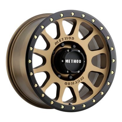 Method MR305 NV 20x10 -18mm Offset 8x170 130.81mm CB Bronze Wheel MR30521087918N