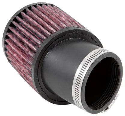 K&N Filter Universal Rubber Round Straight Filter 20 Deg Angled 2-7/16in Flange 3-3/4in OD 4in H RU-1750