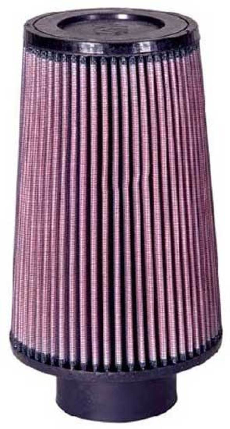 K&N Filter Universal Rubber Filter 3.25  Flange 5.5 Base 4.6875 Top 8 Height RU-5122
