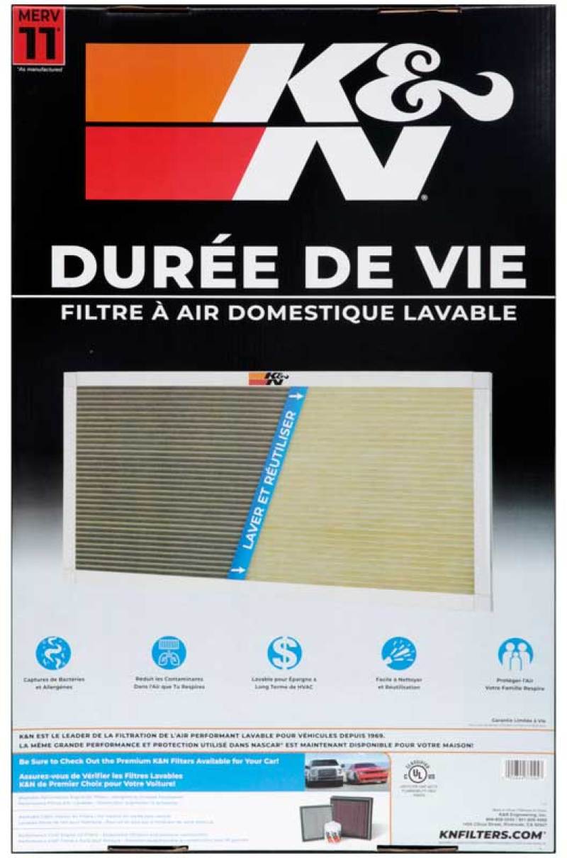 K&N HVAC Filter - 16 x 25 x 1 HVC-11625