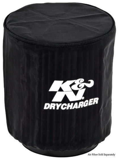 K&N Air Filter Wrap - Round Straight - Black - 08-09 Can-Am DS450 450 / 09-12 DS450 EFI / 08 DS450X CM-4508DK