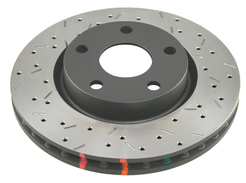 DBA 09 Pontiac G8 GXP V8 6.2L Rear Crossdrilled/Slotted 4000 XS Series Rotor - Black 42031BLKXS