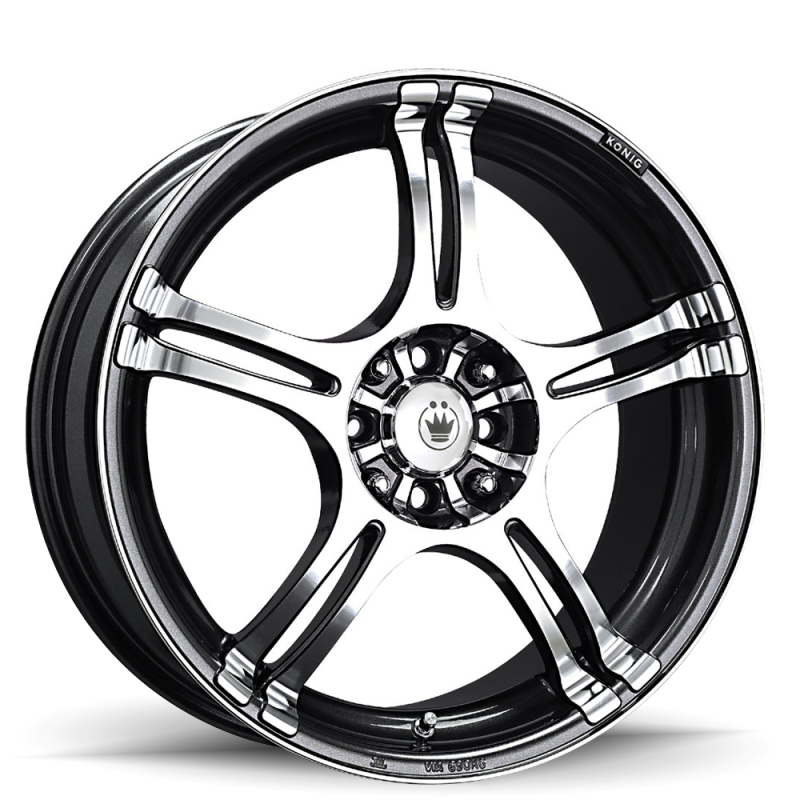 Konig Incident 14x6 8x100/114.3 ET38 Graphite 1N64D04386