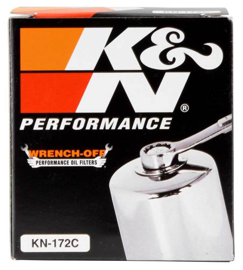 K&N Oil Filter Powersports Canister Chrome KN-172C