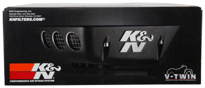 K&N Street Metal Intake System 08-16 Harley Davidson Shaker Silver H/D Touring Models RK-3951S