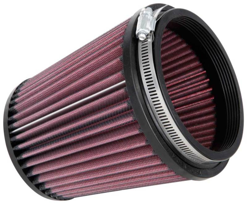 K&N Filter Universal Rubber Filter Round Tapered 4.5in  Flange 5.875in Base 4.5 inch Top 6in  Height RU-4740