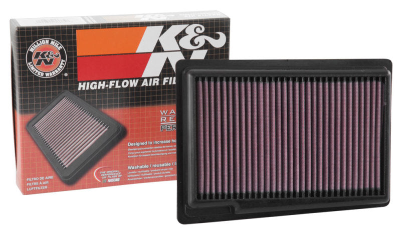 K&N 15-18 Fiat Tipo L4-1.4L Drop In Air Filter 33-3087