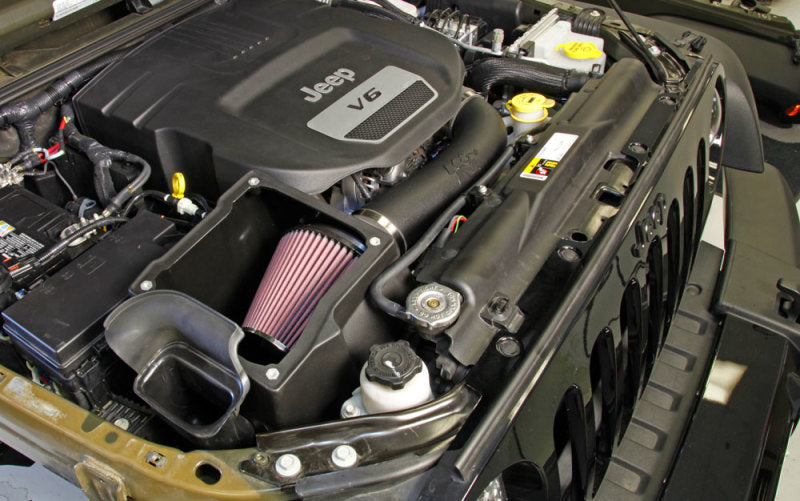 K&N 12-18 Jeep Wrangler 3.6L V6 Performance Intake Kit w/ Snorkel 57-1573