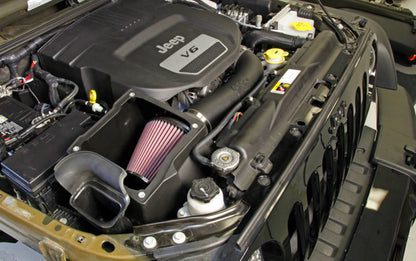 K&N 12-18 Jeep Wrangler 3.6L V6 Performance Intake Kit w/ Snorkel 57-1573