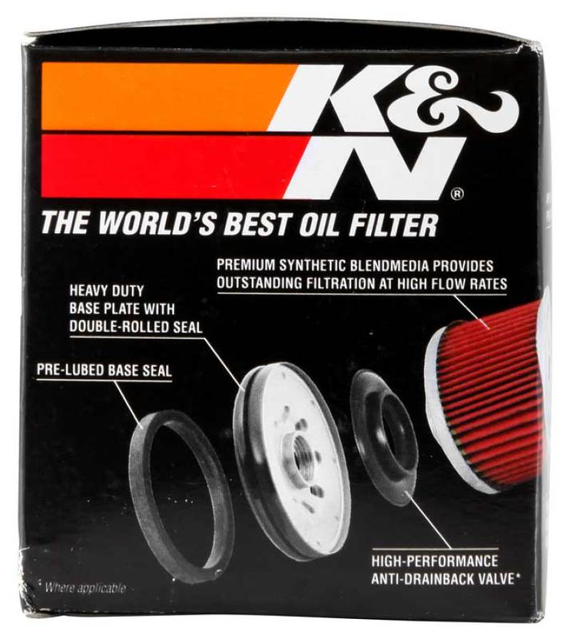 K&N Honda / Kawasaki 3.25in OD x 3.719in H Oil Filter KN-202