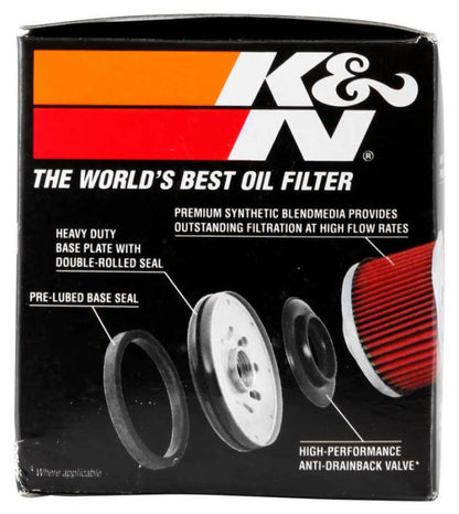 K&N Honda / Kawasaki 3.25in OD x 3.719in H Oil Filter KN-202