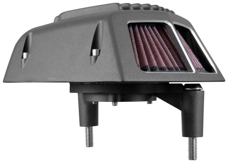 K&N Street Metal Intake System for 08-16 Harley Davidson Touring Models - Shaker Black RK-3951