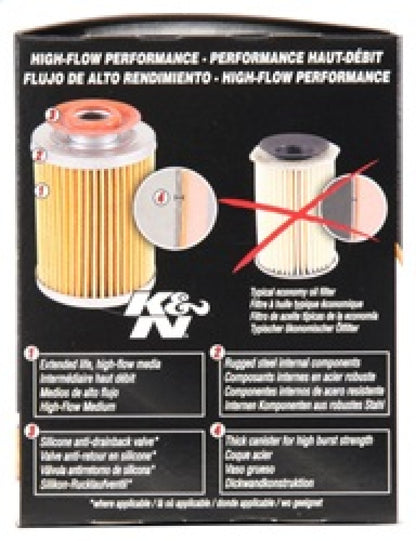 K&N Buick / Chevrolet / Oldsmobile Performance Gold Oil Filter HP-1007