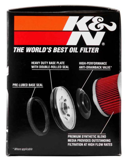K&N Kawasaki 2.688in OD x 2.781in H Oil Filter KN-128