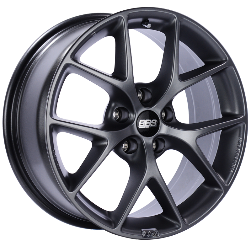 BBS SR 18x8 5x120 ET32 Satin Grey Wheel -82mm PFS/Clip Required SR019SG
