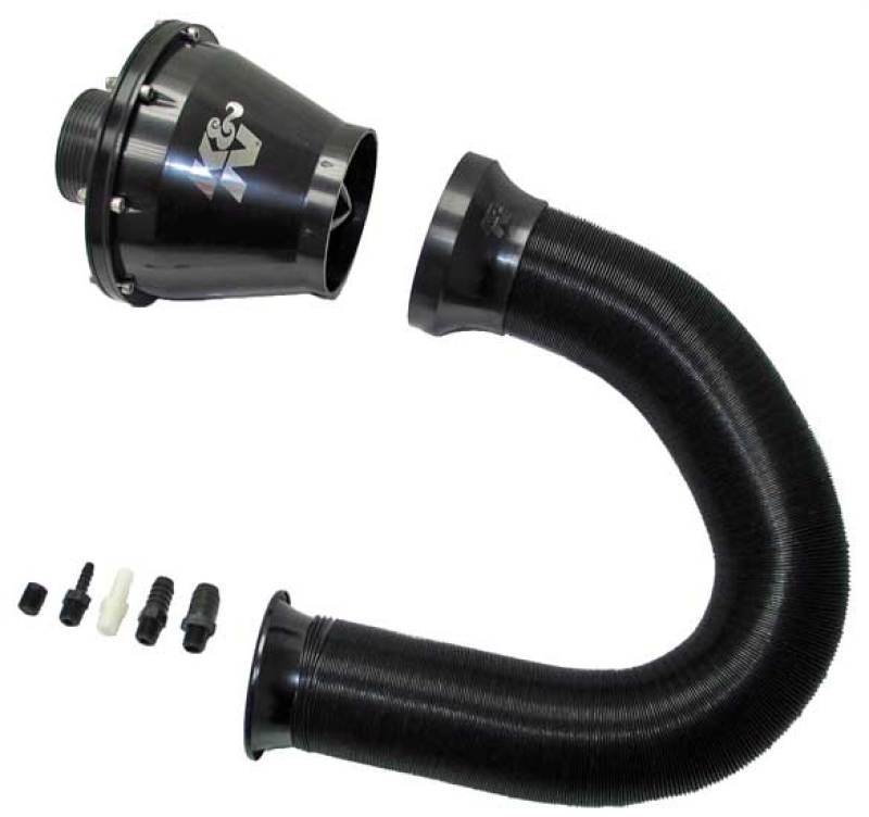K&N Universal Apollo Black Cold Air Intake - 70mm OD FLG PP RC-5052AB