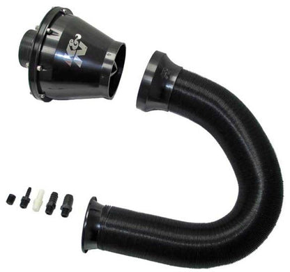 K&N Universal Apollo Black Cold Air Intake - 70mm OD FLG PP RC-5052AB