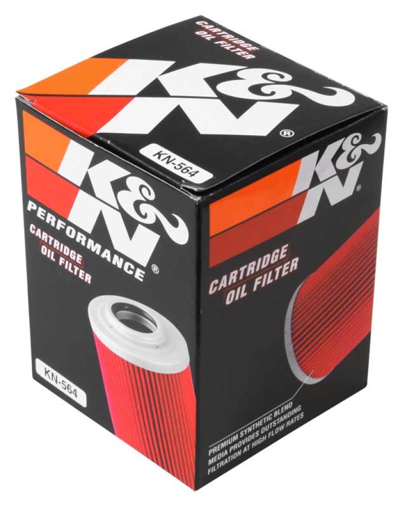 K&N Can/AM Spyder RT 998/ Buell 1125R -2.2219in OD x 0.969in ID x 3.813in H Oil Filter KN-564