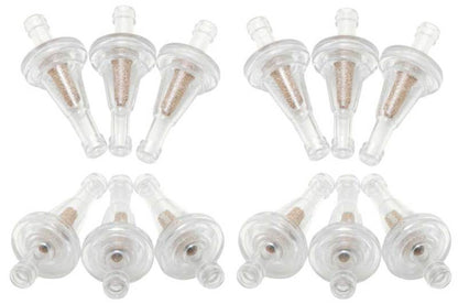 K&N 0.25in Flange 2.15in Length 1in OD Sintered Porous Bronze Fuel Filter (Set of 12) 81-0220