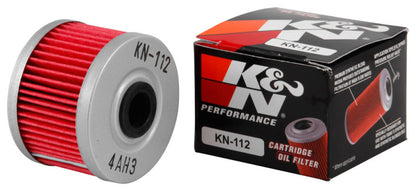 K&N Honda/Kawasaki/Polaris/Suzuki 1.969in OD x .469in ID x 1.438in H Oil Filter KN-112