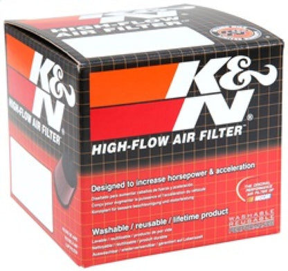 K&N Universal Chrome Filter 2.063in Flange ID x 3.5in Base OD x 2in Top OD x 4in H RC-1200