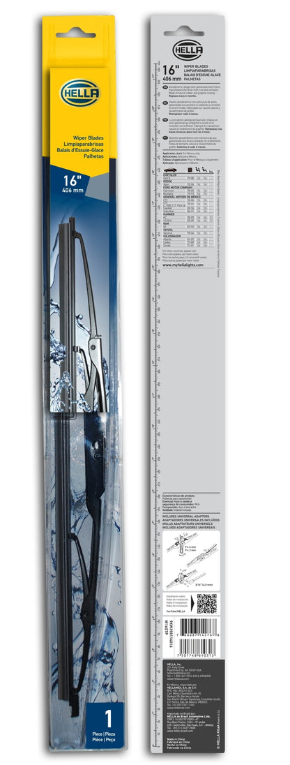 Hella Windshield Wiper Blades 9XW398114016/I